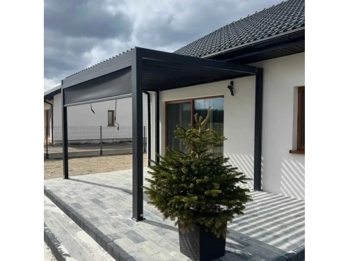 Pergola Nordvic Skyline 3x4 z roletą 4 m